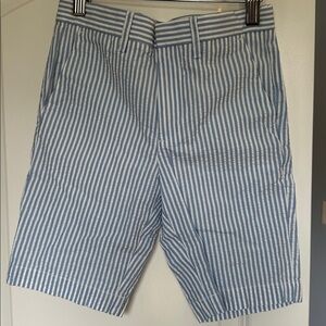 Crewcuts Blue and White Striped boys Shorts